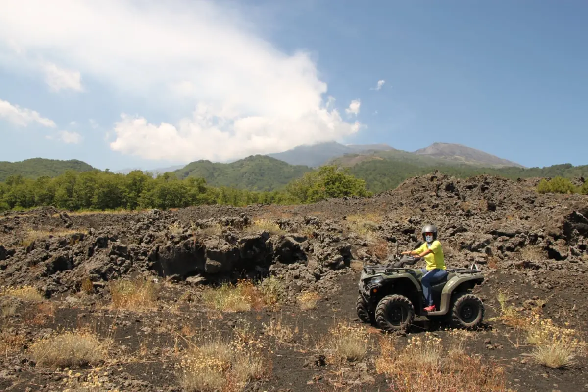 Quad sull'Etna